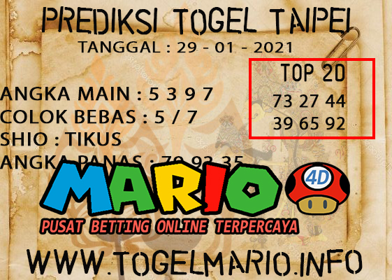 PREDIKSI TAIPEI POOLS 29 NOVEMBER 2020