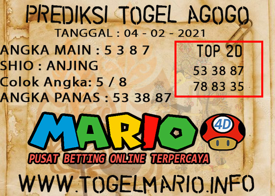 PREDIKSI AGOGO4D POOLS 04 FEBRUARI 2021