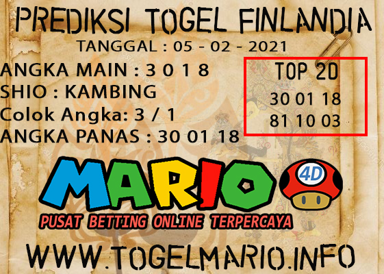 PREDIKSI FINLANDIA LOTTERY 05 FEBRUARI 2021