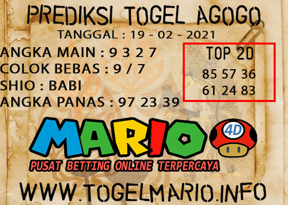 PREDIKSI TOGEL AGOGO4D POOLS 19 FEBRUARI 2021PREDIKSI TOGEL AGOGO4D POOLS 19 FEBRUARI 2021