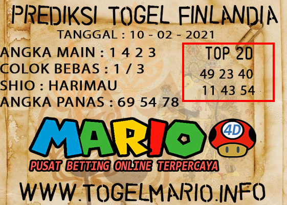 PREDIKSI TOGEL FINLANDIA LOTERRY 10 FEBRUARI 2020