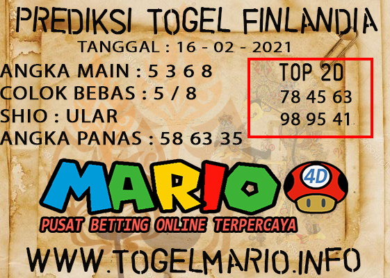 PREDIKSI TOGEL FINLANDIA LOTTERY POOLS 16 FEBRUARI 2021