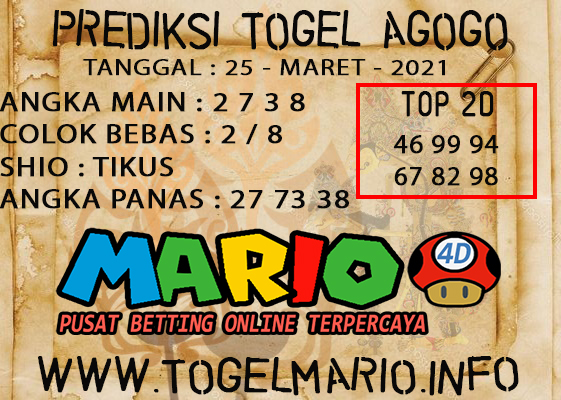 PREDIKSI TOGEL AGOGO4D POOLS 25 MARCH 2021