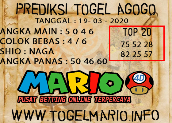 PREDIKSI TOGEL AGOGO4D POOLS 19 MARCH 2021