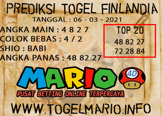 PREDIKSI TOGEL FINLANDIA LOTTERY 06 MARET 2021