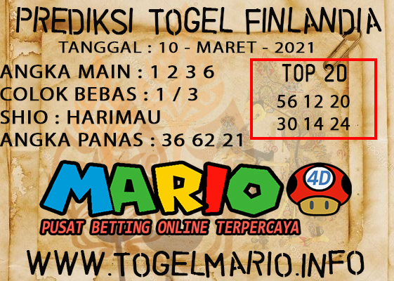 PREDIKSI TOGEL FINLANDIA LOTERRY 10 MARET 2021