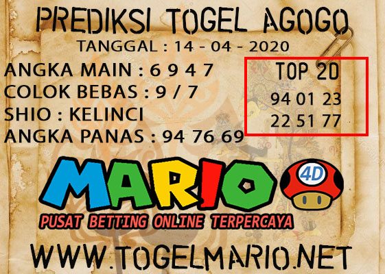 PREDIKSI TOGEL AGOGO4D POOLS 14 APRIL 2021