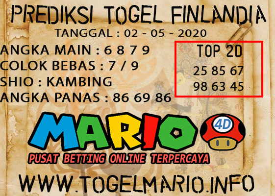 PREDIKSI TOGEL FINLNADIA LOTTRY 02 MAY 2021