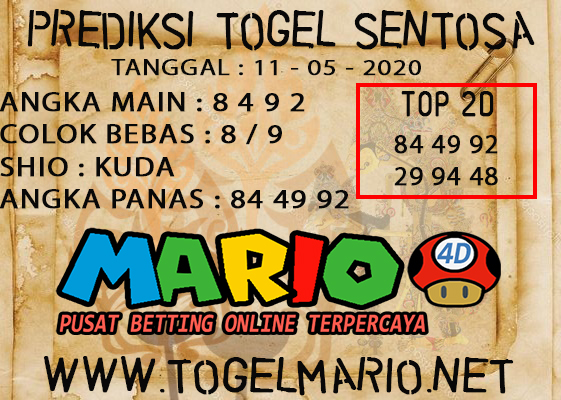 PREDIKSI TOGEL SENTOSA POOLS 11 MAY 2021 2021