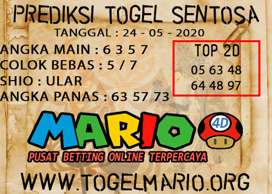 PREDIKSI TOGEL SENTOSA POOLS 24 MAY 2021