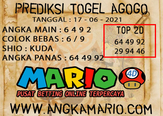 PREDIKSI TOGEL AGOGO4D POOLS 17 JUNI 2021