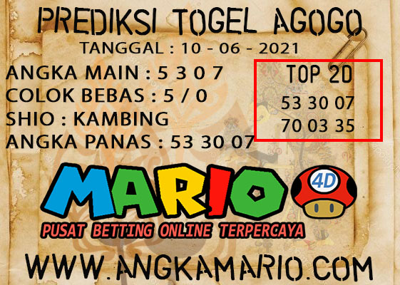 PREDIKSI TOGEL AGOGO4D POOLS 10 JUNI 2021