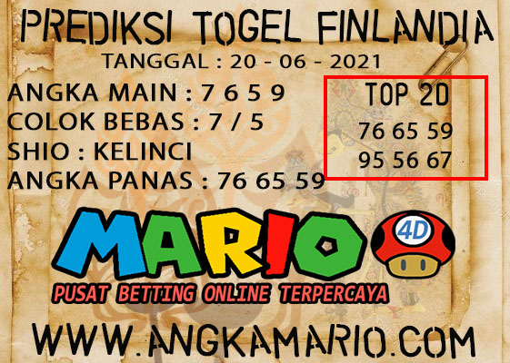 PREDIKSI TOGEL FINLANDIA LOTERRY 20 JUNI 2021