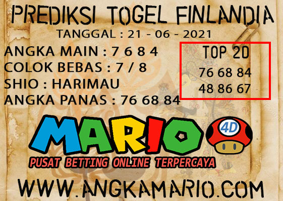 PREDIKSI TOGEL FINLANDIA LOTERRY 22 JUNI 2021