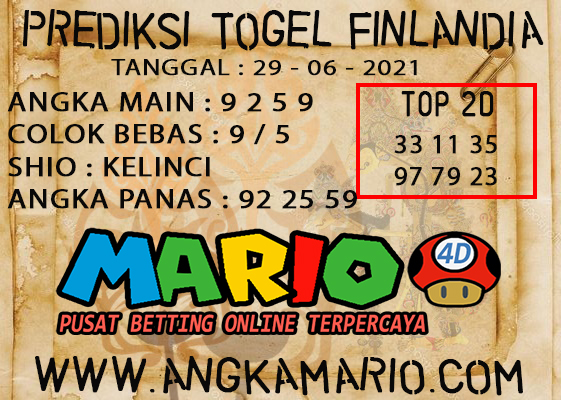 PREDIKSI TOGEL FINLANDIA LOTERRY 29 JUNI 2021