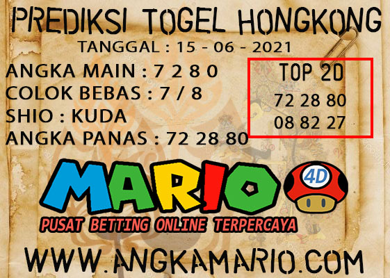 PREDIKSI TOGEL HONGKONG POOLS 15 JUNI 2021