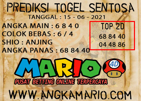 PREDIKSI TOGEL SENTOSA POOLS 15 JUNI 2021