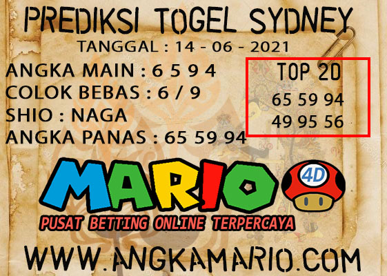 PREDIKSI TOGEL SYDNEY POOLS 14 JUNI 2021