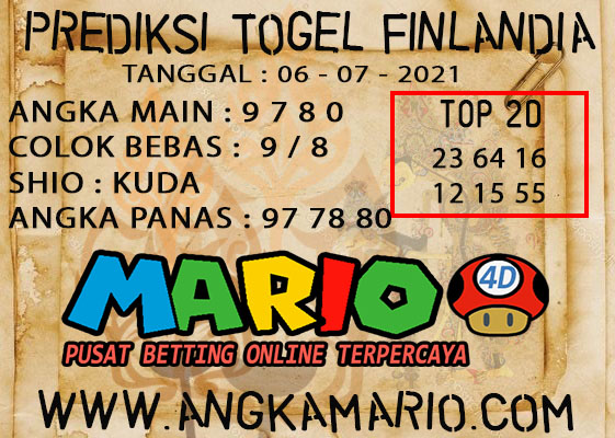 PREDIKSI TOGEL FINLANDIA LOTERRY 06 JULI 2021