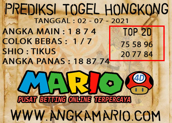 PREDIKSI TOGEL HONGKONG 02 JULI 2021