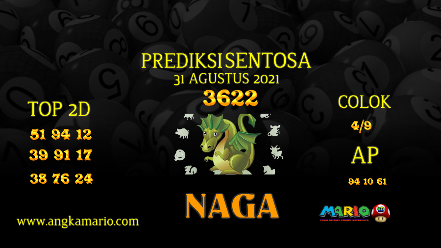 PREDIKSI TOGEL SENTOSA 31 AGUSTUS 2021