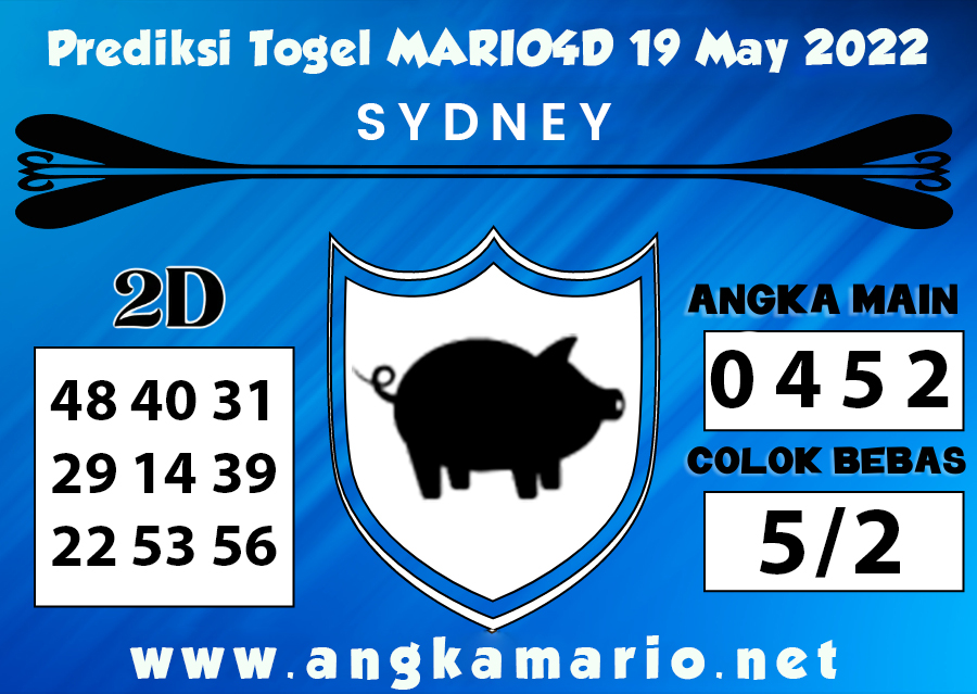 PREDIKSI TOGEL SYDNEY 19 MAY 2022