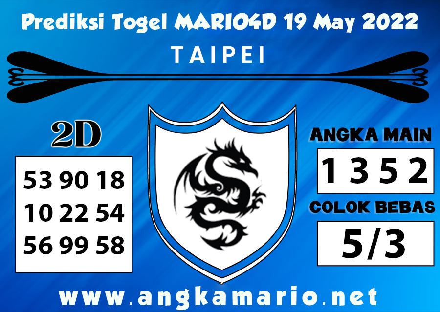 PREDIKSI TOGEL TAIPEI 19 MAY 2022