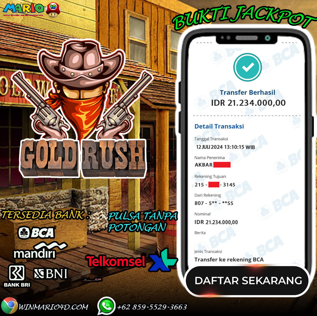 BUKTI KEMENANGAN MARIO4D TGL 12 JULI 2024