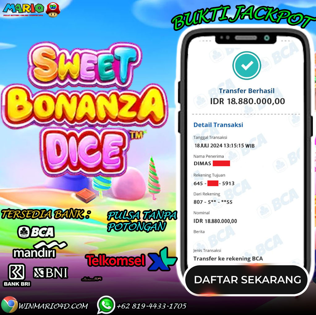 BUKTI KEMENANGAN MARIO4D TGL 18 JULI 2024