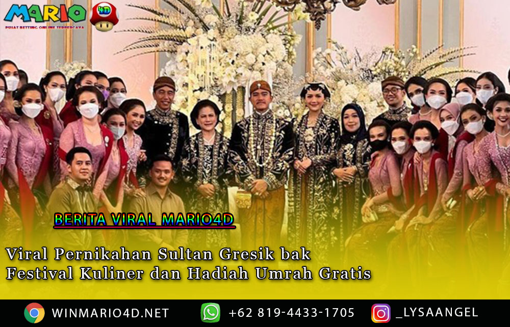 Viral Pernikahan Sultan Gresik bak Festival Kuliner dan Hadiah Umrah Gratis