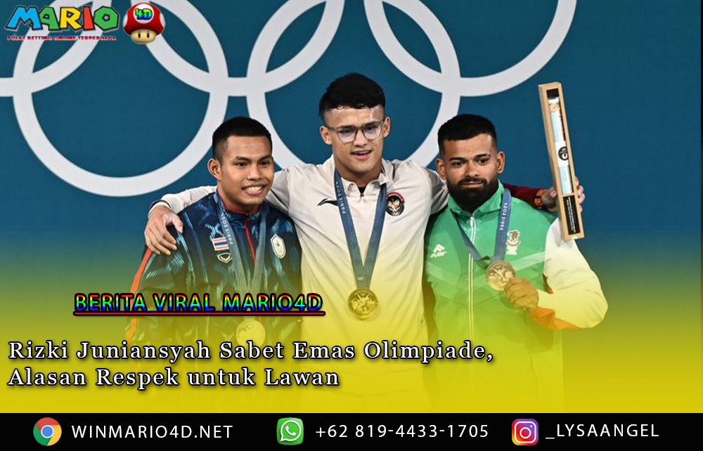 Rizki Juniansyah Sabet Emas Olimpiade, Alasan Respek untuk Lawan