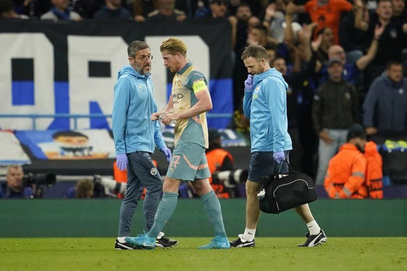 Kevin De Bruyne Cedera Lawan Inter Milan, Terancam Absen Kontra Arsenal