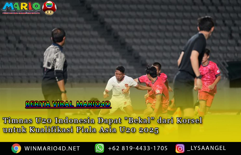 Timnas U20 Indonesia Dapat "Bekal" dari Korsel untuk Kualifikasi Piala Asia U20 2025