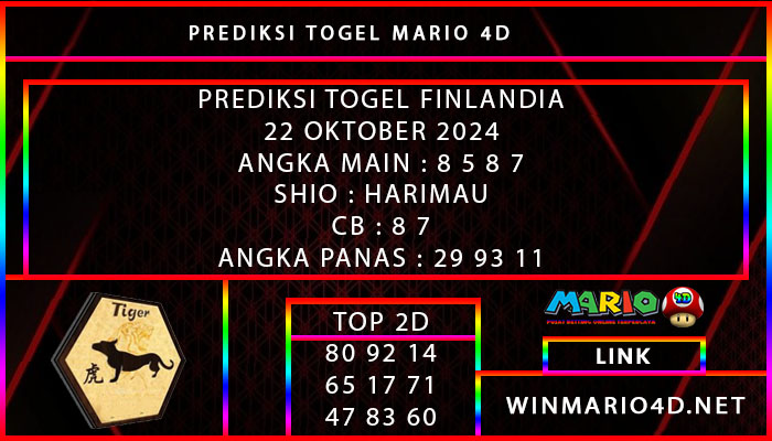 PREDIKSI TOGEL FINLANDIA 22 OKTOBER 2024