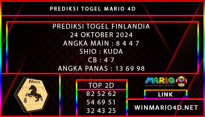 PREDIKSI TOGEL FINLANDIA 24 OKTOBER 2024