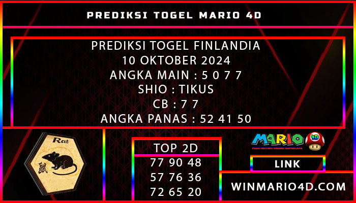 PREDIKSI TOGEL FINLANDIA 10 OKTOBER 2024